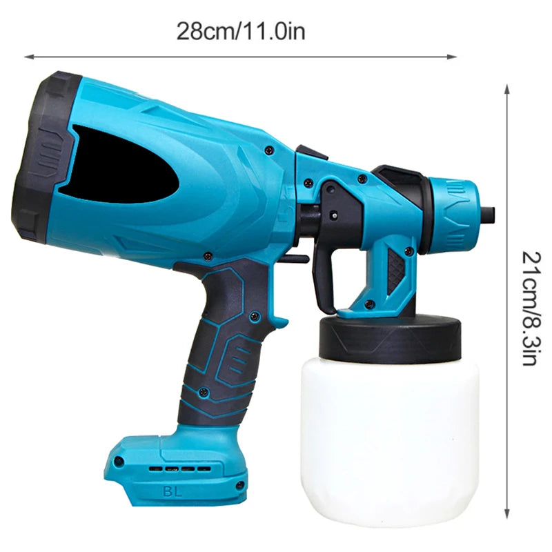 Cordless Electric Paint Sprayer ( 2 FREE Batteries )