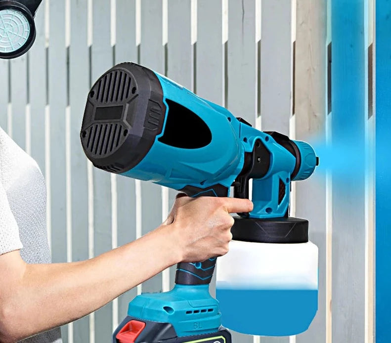 Cordless Electric Paint Sprayer ( 2 FREE Batteries )