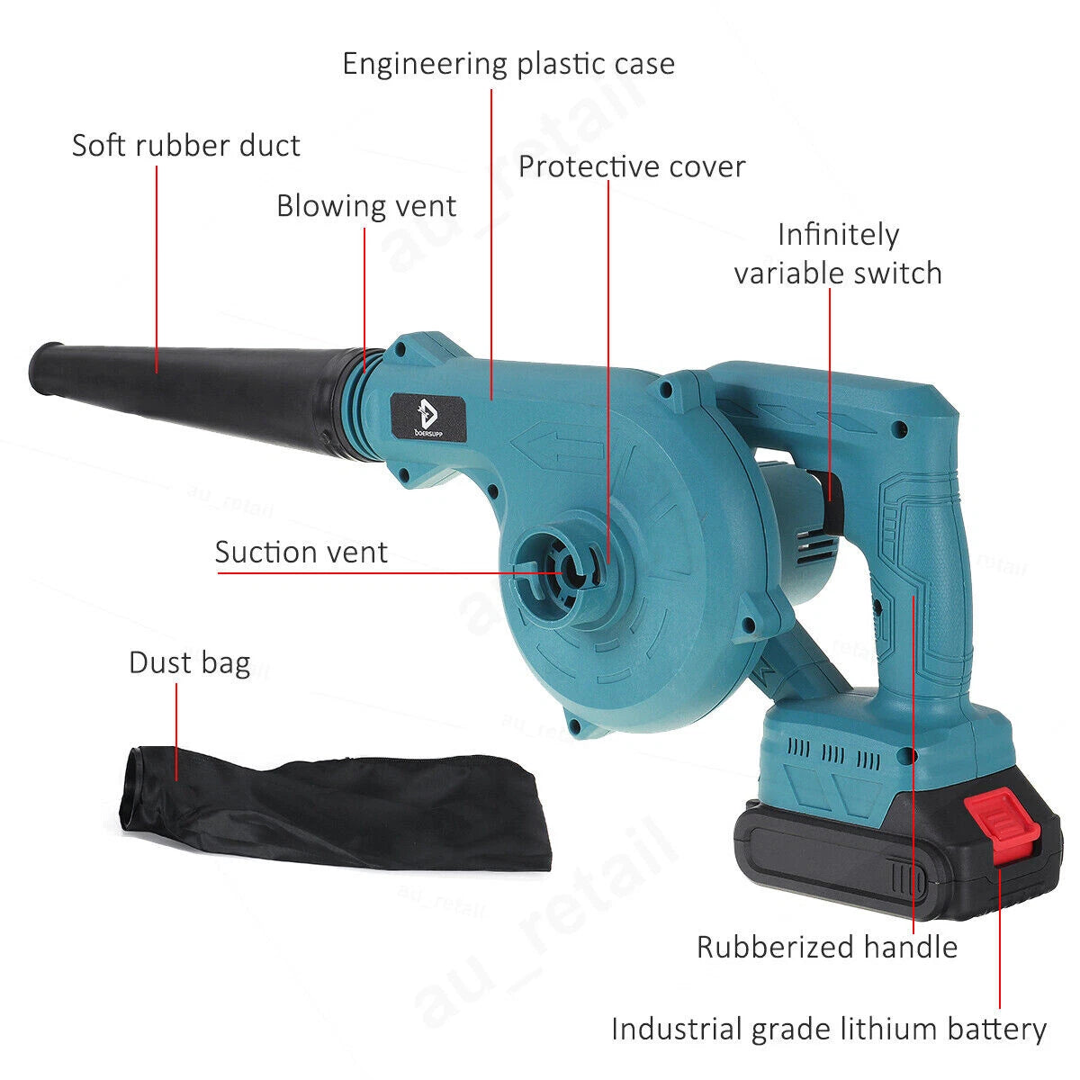 AussieForce™ Pro 2-in-1 BlowerVac