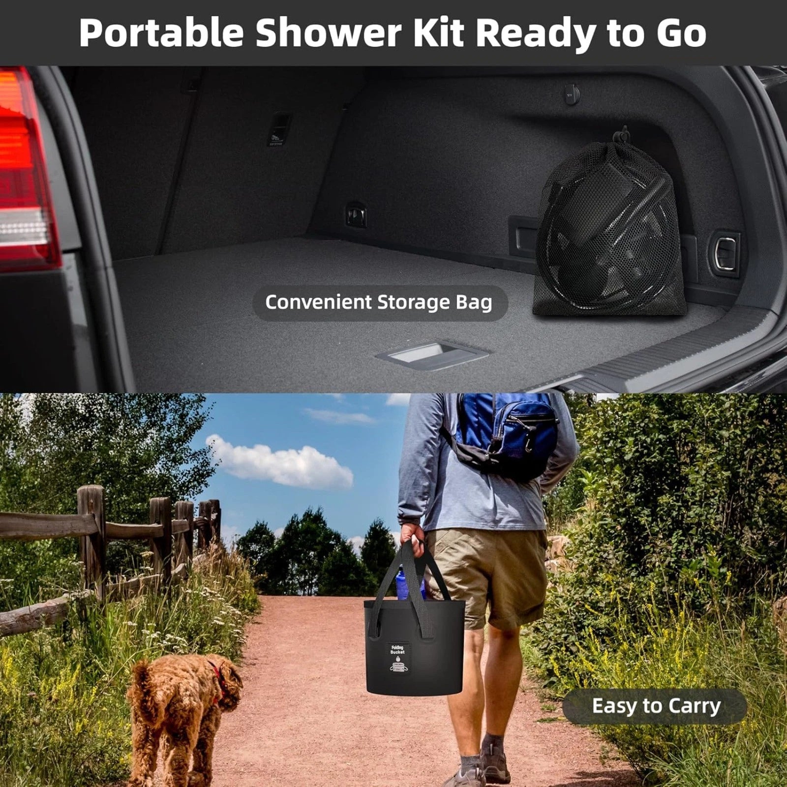 AussieFlow™ Premium Camp Shower