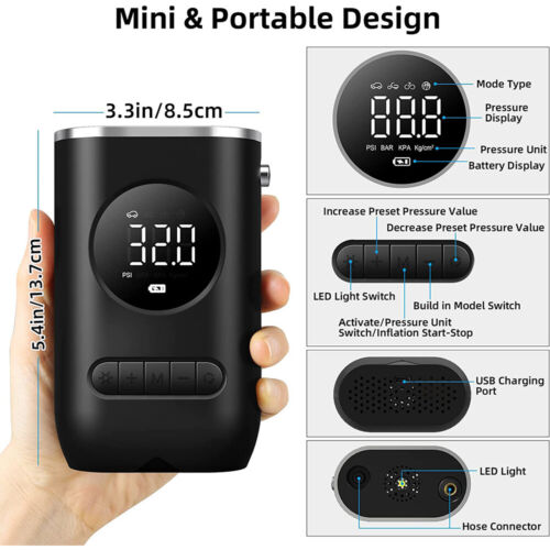 Mini Electric Tyre Inflator